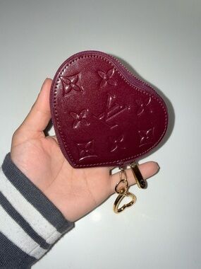 Louis Vuitton Heart Coin Pouch - Bordeaux